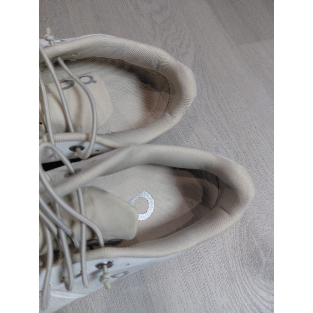 On Cloud Womens Cloud 5 Sand White Running Shoes Size 9.5 Mesh Low Top - Picture 3 of 13